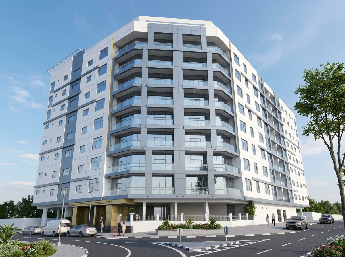Photorealistic architectural visualization of Prestige Investments project 3